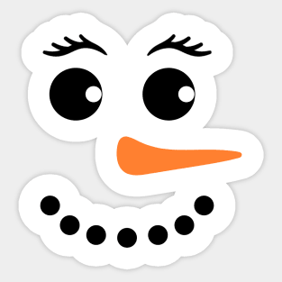 Snowman Sticker